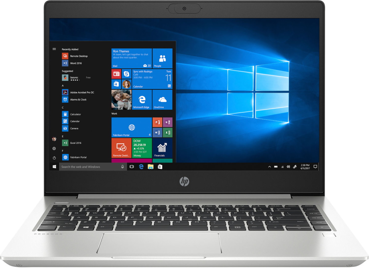 Ноутбук HP ProBook 445 G7 R7 4700U 2.0GHz,14" FHD (1920x1080) AG,16Gb DDR4(1),512Gb SSD,45Wh,Clickpad Backlit,FPS,1.6kg,1y,Silver,Win10Pro 1F3K6EA