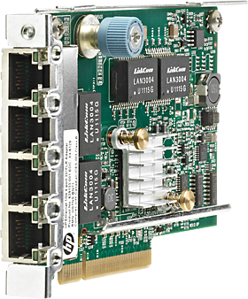 Сетевой адаптер HPE Ethernet 1Gb 4-port FLR-T BCM5719 629135-B22