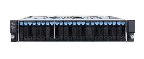 Серверная платформа Gigabyte R280-G2O 2U GPGPU RM Server 3x GPU (NV validated), 2x Intel Xeon E5-2600V4, 24x RDIMM DDR4 ECC, 24 x 2.5" hot-swappable HDD/SSD bays, LSI SAS2x36 expander, 2 x GbE LAN ports (Intel® I350-BT2), 1600W 80 PLUS Platinum redundant 