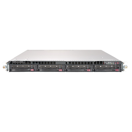 Сервер Supermicro SYS-6018U-TRTP+ - (Complete Only) 1U, 2xLGA2011-r3, 24xDDR4, 4x3.5"HDD, 2x10GbE, IPMI