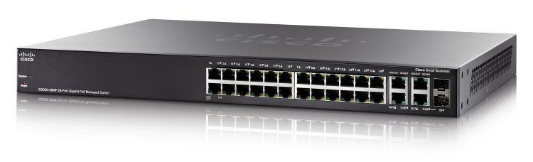 Коммутатор Cisco SG300-28MP 28-port Gigabit Max-PoE Managed Switch SG300-28MP-K9-EU