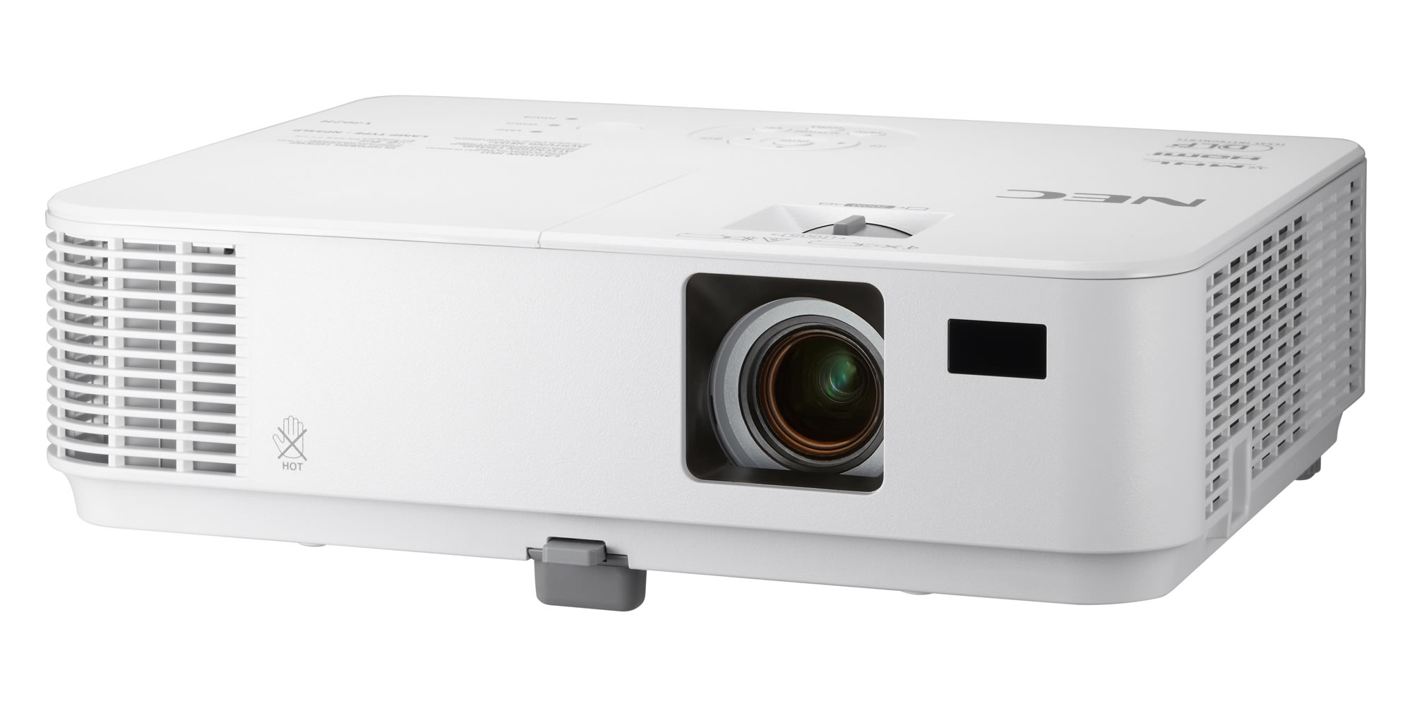 Проектор NEC projector V302X DLP, 1024x768 XGA, 3000lm, 10000:1, mini D-Sub, HDMI, RCA, RJ-45, Lamp:6000hrs