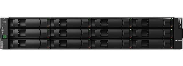 Система хранения данных Lenovo ThinkSystem DE4000H (64GB Cache) SAS Hybrid Flash Array 2U12 LFF