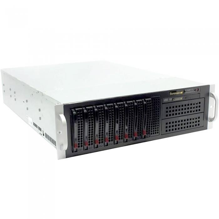 Корпус SuperMicro CSE-835BTQ-R1K28B 3U, ATX и E-ATX (13.68" x 13"), 8x 3.5" SAS/SATA Hot-Swap HDD, 2x 5.25", четыре 80мм вентилятора, 7 полноразмерных-41651
