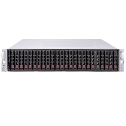 Серверная платформа  Supermicro SYS-2028U-TRT+ (Complete Only) - 2U, 2xLGA2011-R3, 24xDDR4, 24x2.5"HDD, 2x10GbE, IPMI