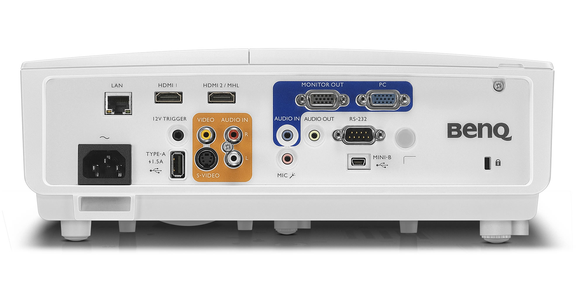 Проектор BenQ SW752+ DLP, WXGA (1280x800), 5000 AL, 1.5X, TR 1.46-2.2, HDMIx2/ MHLx1, VGA, LAN control, USB Power, White-13520
