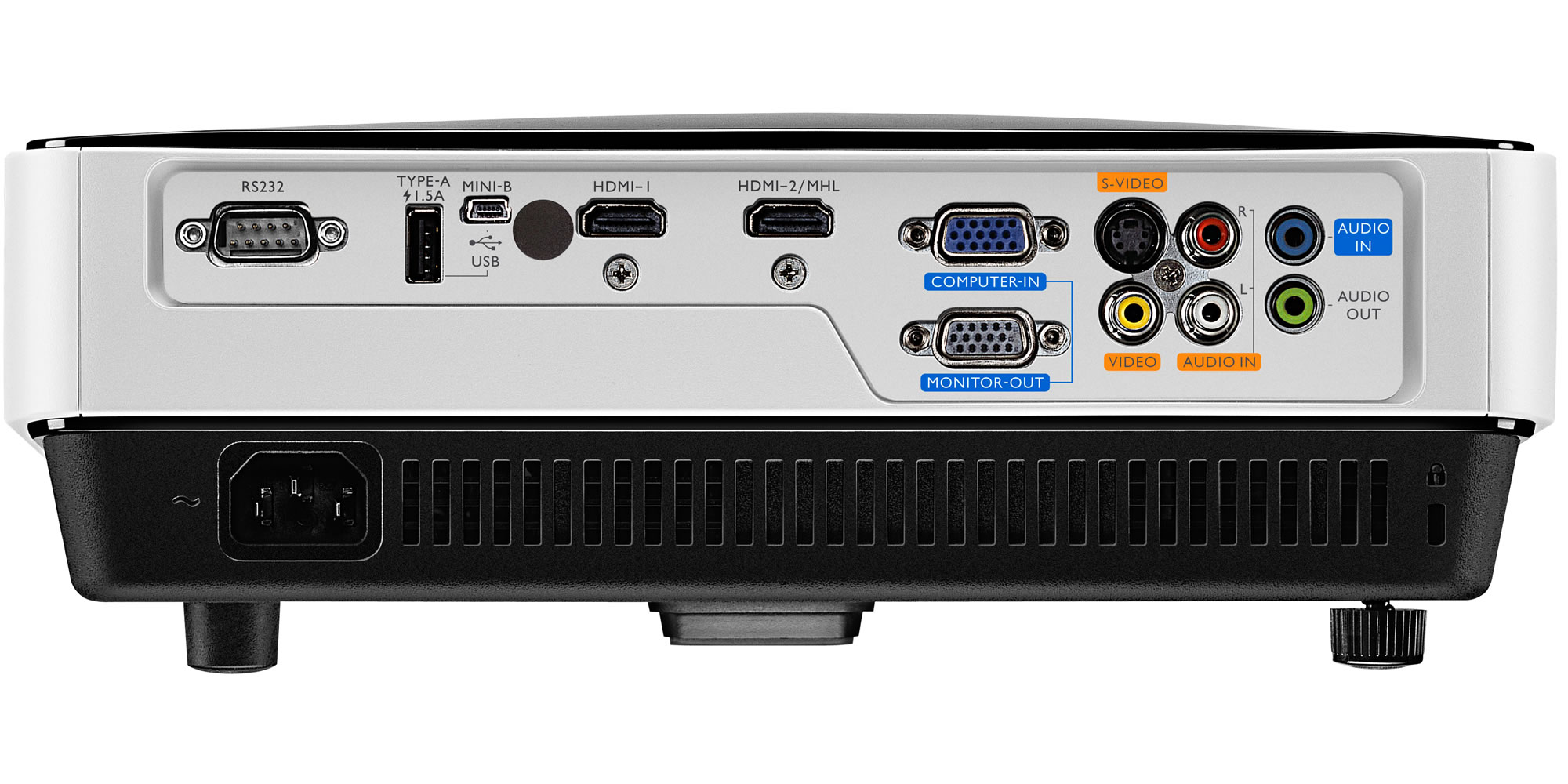 Проектор BenQ MX631ST DLP, 1024x768, 3200 AL, 13000:1, 4:3, 0.9ST, TR 0.9~1.08, 1.2x, HDMIx2/ MHLx1, VGA, USB Power, Auto vertical keystone, Black, 2.-13620