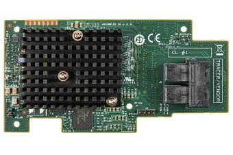 Raid контроллер Intel® Integrated RAID Module RMS3HC080, 12-Gb eight internal port SAS 3.0 mezzanine card with I/O Controller (IOC), advanced manageme