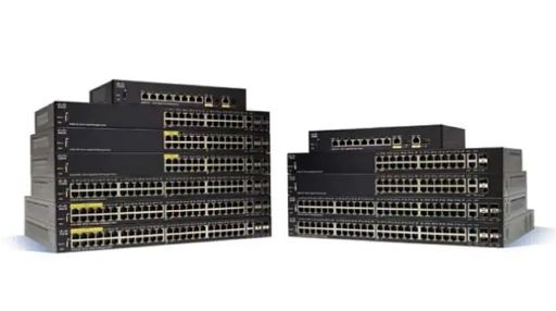 Коммутатор управляемый L3 24xGbE 4xSFP 56 Гбит/с PoE бюджет PoE 100 Вт Cisco CBS250-24PP-4G-EU
