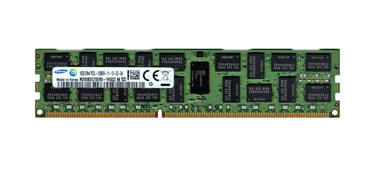 Оперативная память Samsung Original DDR-III 16GB RDIMM (PC3-12800) 1600MHz ECC Reg 1.35V (M393B2G70EB0-YK0Q2)