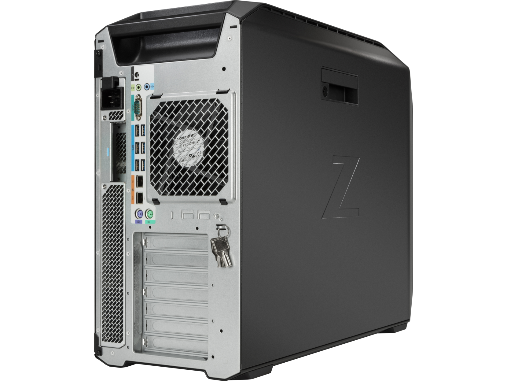 Рабочая станция HP Z8 G4, Xeon 5120, 64GB(4x16GB)DDR4-2666 ECC REG, 256 SSD, DVD-ODD, No Integrated, mouse, keyboard, Win10p64Workstations-15501