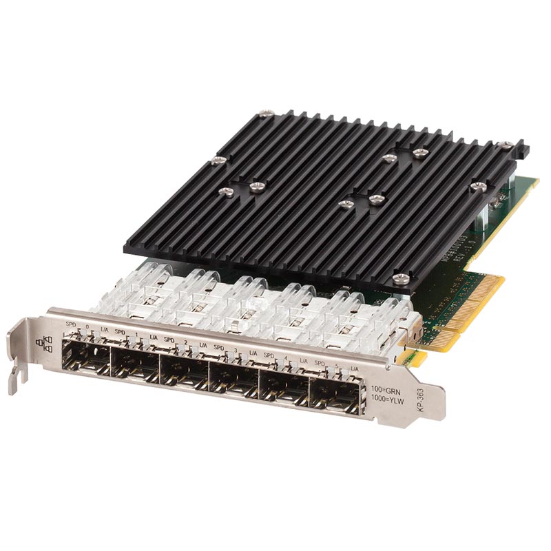 Сетевой адаптер PCIE 1GBE 6PORT SFP PE2G6SFPI35 SILICOM