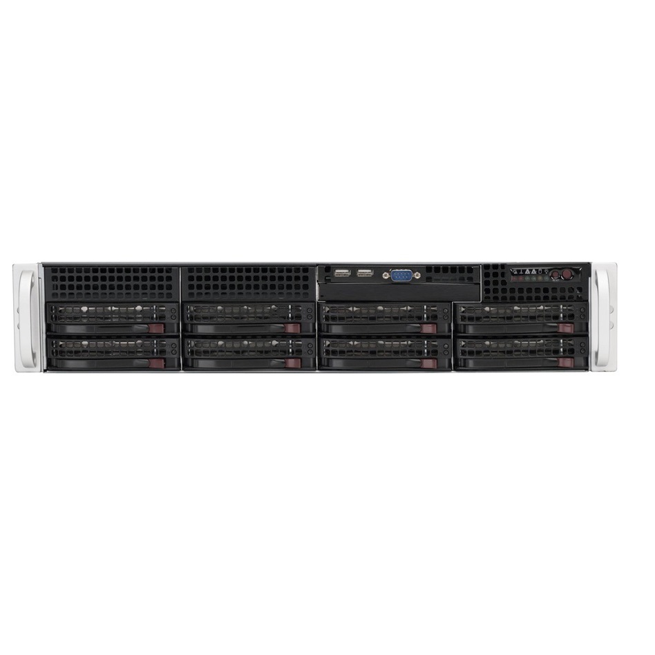 Сервер Supermicro SYS-6027R-3RF4+ - 2U, 2x740W, 2xLGA2011, Intel®C606, 24xDDR3, 8xHDD 3.5", 2xGbE, SAS,IPMI