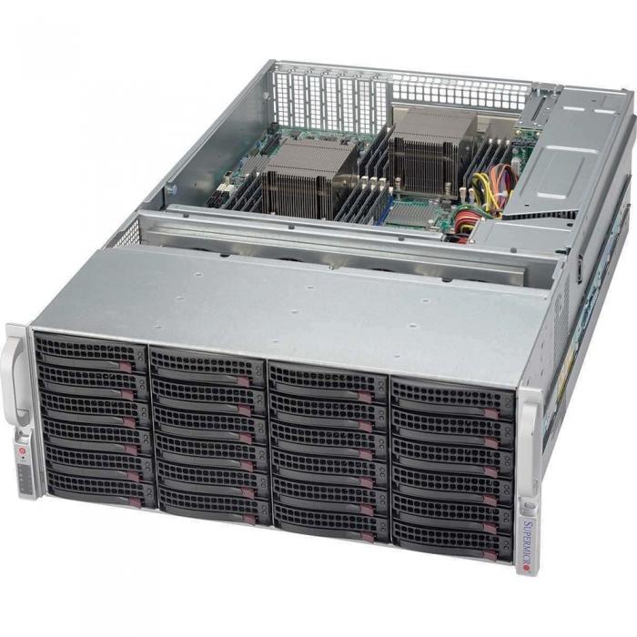 Корпус для сервера Supermicro CSE-847BE2C-R1K28LPB Black 36xSAS/SATA, Enhanced E-ATX 1200W HS 4U RM-41724