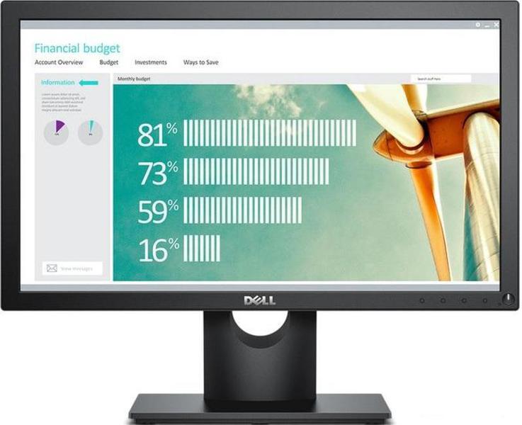 Монитор Dell 18.5" E1916He LCD BK/BK ( TN; 16:9; 200 cd/m2; 600:1; 5ms; 1366x768; 65/90; VGA; DP; Tilt)