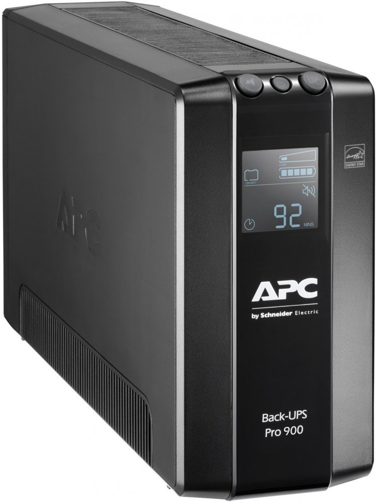 ИБП APC Back-UPS Pro BR 900VA/540W, 6xC13 Outlets(6 batt.), AVR, LCD, Data/DSL protect, 10/100 Base-T, USB, PCh, user repl. batt., 2 y warr.