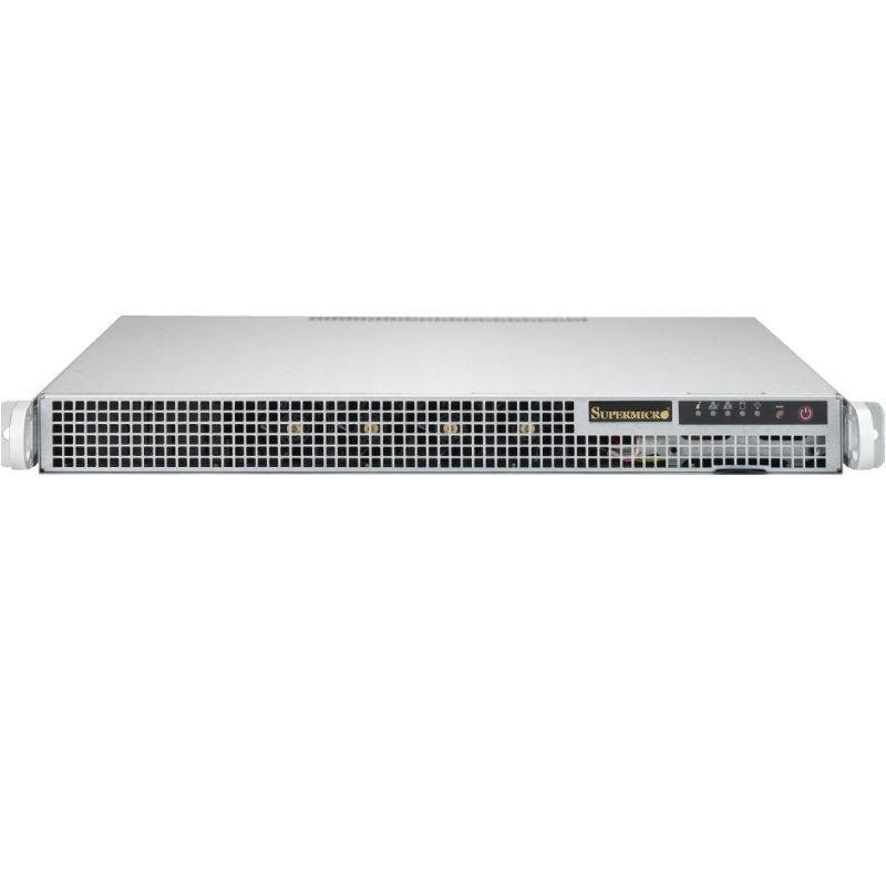 Сервер Supermicro SYS-6018R-MDR - 1U, 2x400W, 2xLGA2011-R3, iC612, 8xDDR4, 2x2.5" fix.HDD, 2xGbE, IPMI