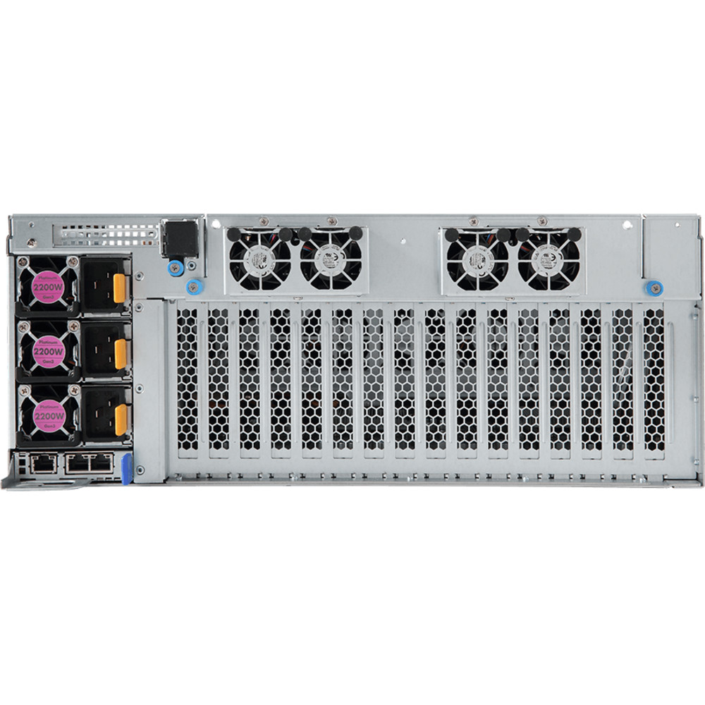Серверная платформа Gigabyte G481-HA1 (rev. 100) HPC Server - 4U 10 x GPU Single Root Server /6-Channel RDIMM/LRDIMM DDR4, 24 x DIMMs / 3 x 80 PLUS Platinum 2200W redundant PSU / 2 x 10Gb/s BASE-T LAN ports (Intel® X550-AT2)-41159