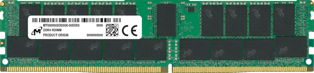 Оперативная память Micron 32GB DDR4 MTA18ASF4G72PZ-3G2E1 3200MHz 1Rx4 DIMM Registred ECC
