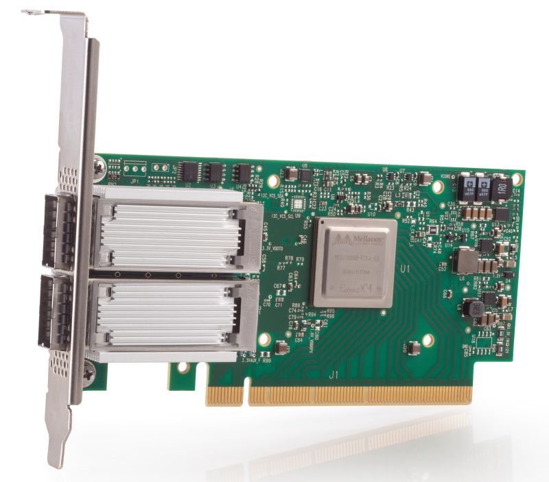 Сетевой адаптер ThinkSystem Mellanox ConnectX-4 PCIe FDR 2-Port QSFP VPI Adapter