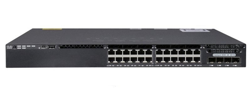 Коммутатор Cisco Catalyst 3650 24 Port Data 4x1G Uplink IP Services WS-C3650-24TS-E