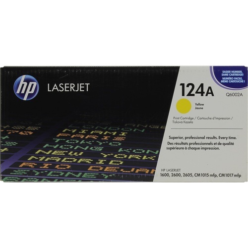 Тонер-картридж HP Color LaserJet Q6002A Yellow Print Cartridge
