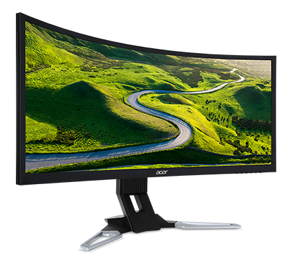 Монитор Acer 35" XZ350CUBMIJPHZ черный VA LED 4ms 21:9 HDMI M/M матовая HAS 1000000:1 300cd 2560x1080 DisplayPort FHD USB 12-65кг-3565