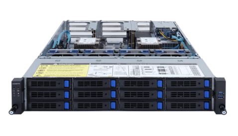 Серверная платформа Gigabyte R281-3C1 R281-3C1*1, Intel Xeon Gold 6246*2, 32GB DDR4 ECC*16, Samsung MZILT960HAHQ-00007*3,CLN4832(2xSFP+/Intel 82599)*1,2x16Gb SFP+ QLogic QLE2672-CK*1,CRA4448(LSI 3108)*1,Cable SAS Cable for CRA4448*2,Power cord*2