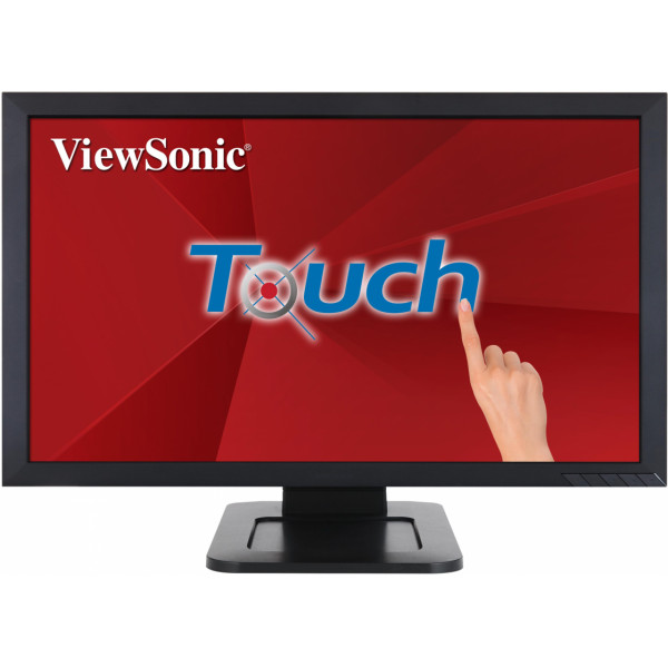 Монитор ViewSonic 23.6" TD2421 Touch VA LED, 1920x1080, 5ms, 250cd/m2, 50Mln:1, 178°/178°, D-Sub, DVI, HDMI, USB, колонки, VESA(100x100), Black