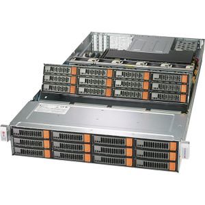 Сервер SuperMicro SSG-6029P-E1CR24H 2U, 2x LGA3647 (up to 165W), 24x DIMM DDR4 2933MHz, 24x 3.5" SAS3/SATA3 (2 expander based backplane), 2x 2.5" SAS3
