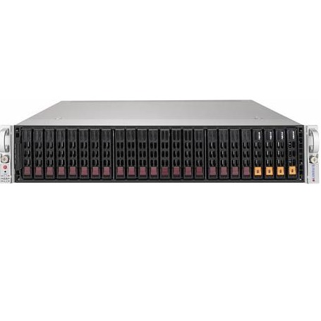 Сервер Supermicro SYS-2028U-E1CNR4T+ - (Complete Only) 2U, 2xLGA2011-r3, 24xDDR4, 24x2.5"Bays, 4x10GbE,IPMI
