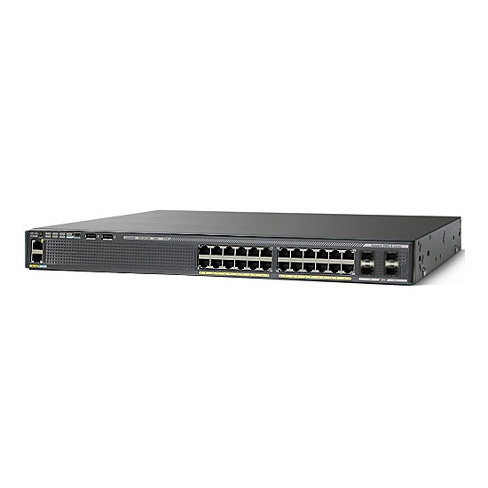 Коммутатор Cisco Catalyst 2960-X 24 GigE PoE 110W, 2xSFP + 2x1GBT, LAN Base