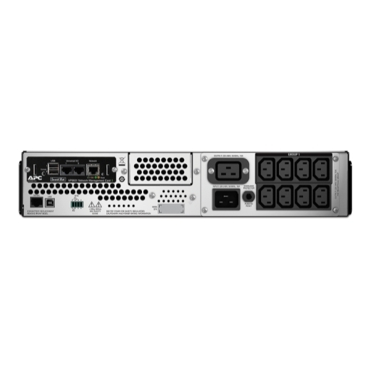 ИБП APC Smart-UPS 3000VA/2700W, RM 2U, Line-Interactive, LCD, Out: 220-240V 8xC13 (4-Switched) 1xC19, EPO, Pre-Inst. Network Card-11114
