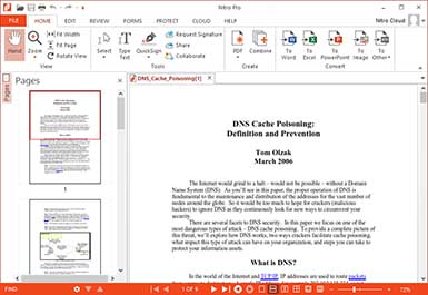 Nitro PDF: как редактировать текст