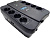 ИБП Powercom Back-UPS SPIDER, Line-Interactive, LCD, AVR, 550VA/330W, Schuko, USB, black (1456259)