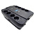 ИБП Powercom Back-UPS SPIDER, Line-Interactive, LCD, AVR, 1100VA/605W, Schuko, USB, black (1452054)